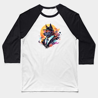 A spy dog portrait Baseball T-Shirt